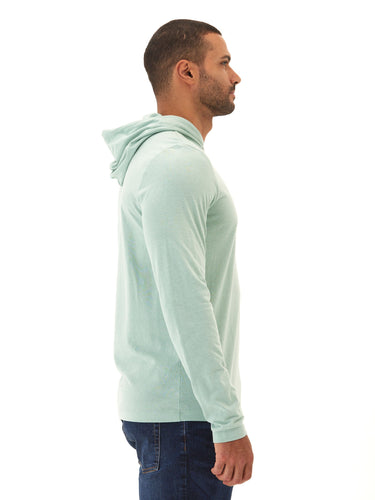 Dane Triblend Long Sleeve T-Shirt Hoodie Mens Tops Tshirt Long Threads 4 Thought 