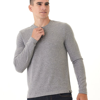 Elias Sweater Knit Long Sleeve Brushed Henley Threads 4 Thought 