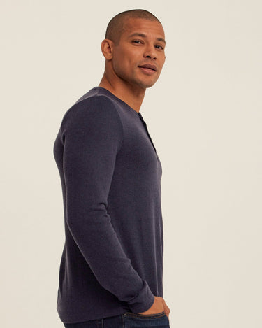 Elias Sweater Knit Long Sleeve Henley Mens Outerwear Sweater Threads 4 Thought 