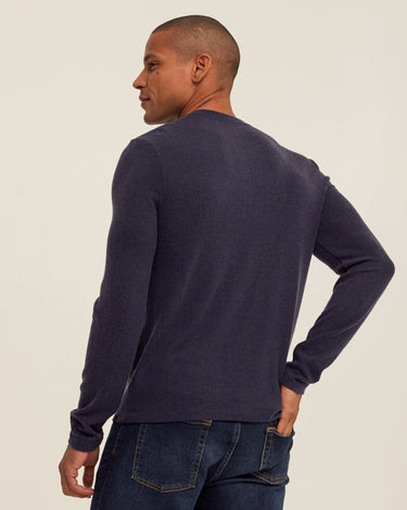 Elias Sweater Knit Long Sleeve Henley Mens Outerwear Sweater Threads 4 Thought 