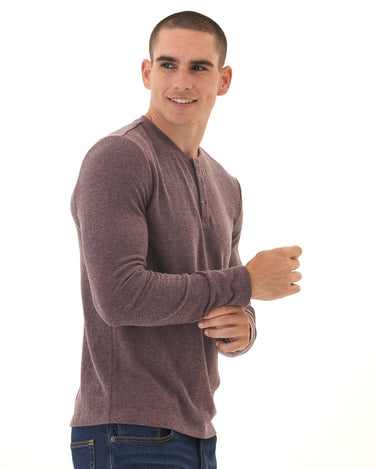 Elias Sweater Knit Long Sleeve Henley Mens Outerwear Sweater Threads 4 Thought 