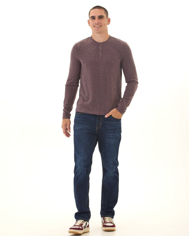 Elias Sweater Knit Long Sleeve Henley Mens Outerwear Sweater Threads 4 Thought 