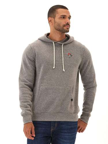 Embroidered Triblend Fleece Hoodie Mens Outerwear Sweatshirt Threads 4 Thought