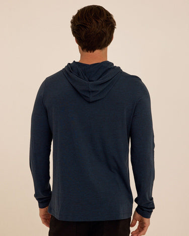 Triblend Embroidery Hoodie Tee Mens Tops Tshirt Long Threads 4 Thought 