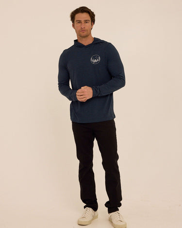 Triblend Embroidery Hoodie Tee Mens Tops Tshirt Long Threads 4 Thought 