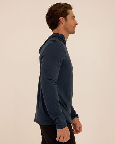 Triblend Embroidery Hoodie Tee Mens Tops Tshirt Long Threads 4 Thought 