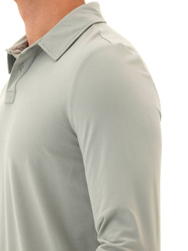 Darryn Luxe Jersey 2 Button Polo Mens Tops Tshirt Long Polo Threads 4 Thought 