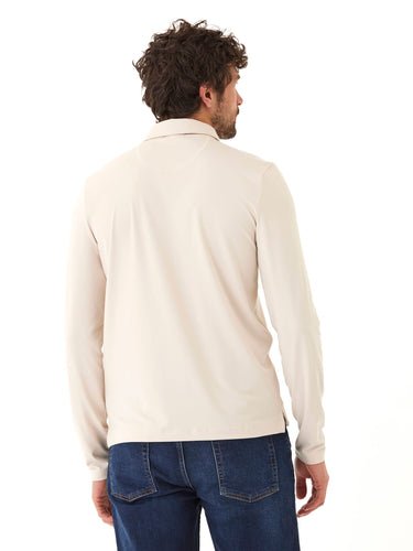 Darryn Luxe Jersey 2 Button Polo Mens Tops Tshirt Long Polo Threads 4 Thought 
