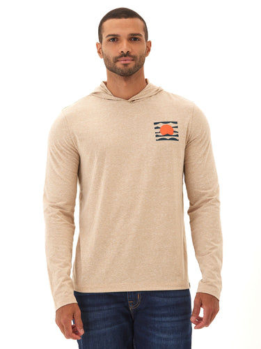 Setting Sun Graphic Triblend Jersey T-Shirt Hoodie Mens Outerwear Sweatshirt Threads 4 Thought