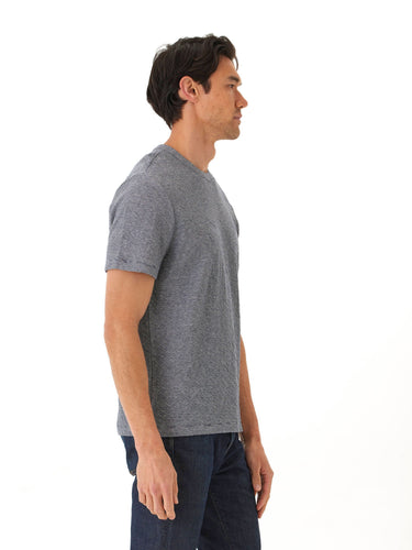 Shawn Double Face Knit Short Sleeve Crew Tee Mens Tops Tshirt Short Threads 4 Thought 