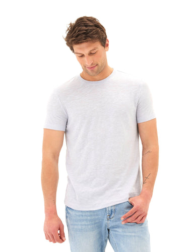 Soloman Slub Linen Short Sleeve Crew Tee Mens Tops Tshirt Short Threads 4 Thought