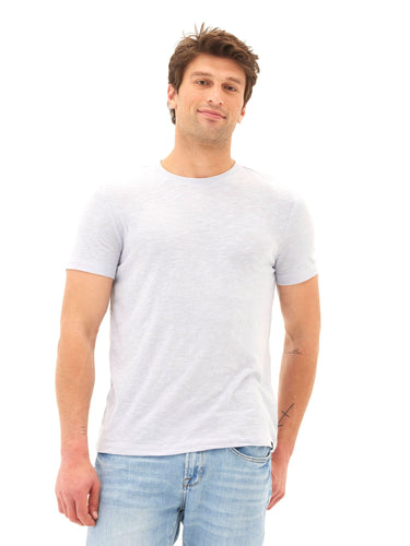 Soloman Slub Linen Short Sleeve Crew Tee Mens Tops Tshirt Short Threads 4 Thought