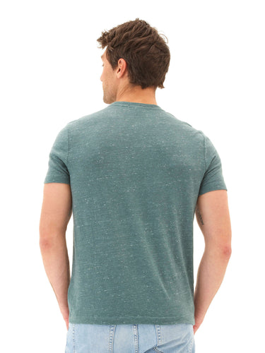 Soloman Slub Linen Short Sleeve Crew Tee Mens Tops Tshirt Short Threads 4 Thought 