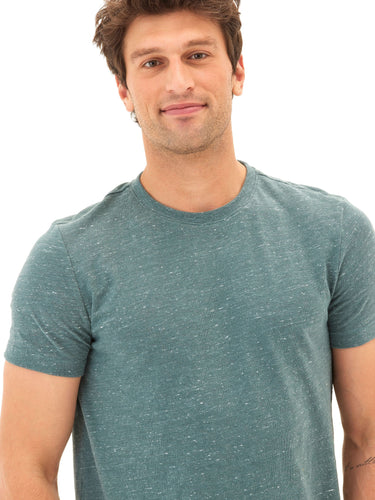 Soloman Slub Linen Short Sleeve Crew Tee Mens Tops Tshirt Short Threads 4 Thought