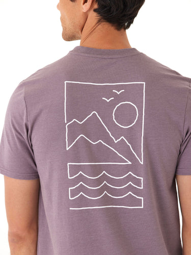 Soft Wash Graphic Tee Mens Tops Tshirt Short Threads 4 Thought