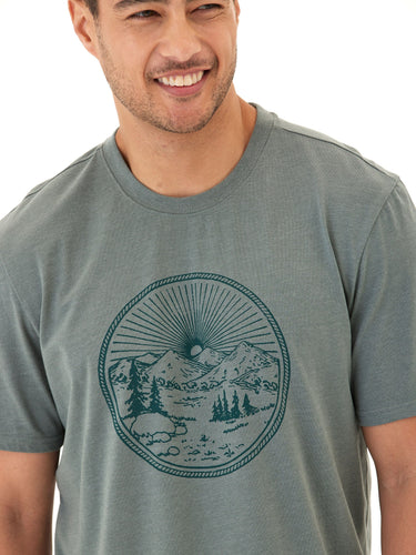 Soft Wash Graphic Tee Mens Tops Tshirt Short Threads 4 Thought