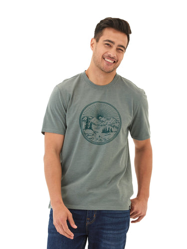 Soft Wash Graphic Tee Mens Tops Tshirt Short Threads 4 Thought