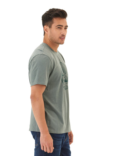 Soft Wash Graphic Tee Mens Tops Tshirt Short Threads 4 Thought