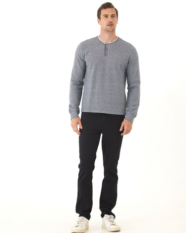 Charles Eco Double Knit Henley Mens Tops Tshirt Long Henley Threads 4 Thought 