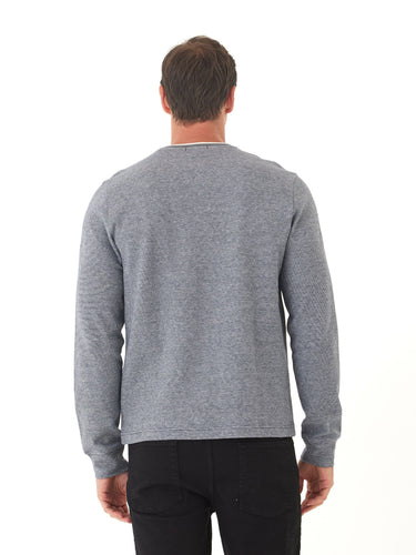 Charles Eco Double Knit Henley Mens Tops Tshirt Long Henley Threads 4 Thought 