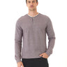 Charles Eco Double Knit Henley Mens Tops Tshirt Long Henley Threads 4 Thought 