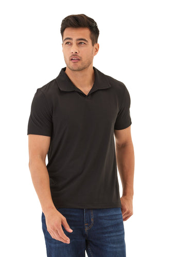 Jared Luxe Jersey Short Sleeve Polo Mens Tops Tshirt Short Polo Threads 4 Thought 