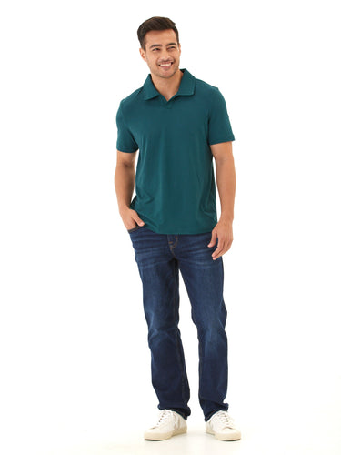 Jared Luxe Jersey Short Sleeve Polo Mens Tops Tshirt Short Polo Threads 4 Thought 