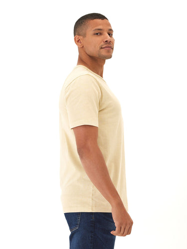 Shawn Mineral Wash Eco Cotton Jersey Crew Tee Mens Tops Tshirt Short Threads 4 Thought 
