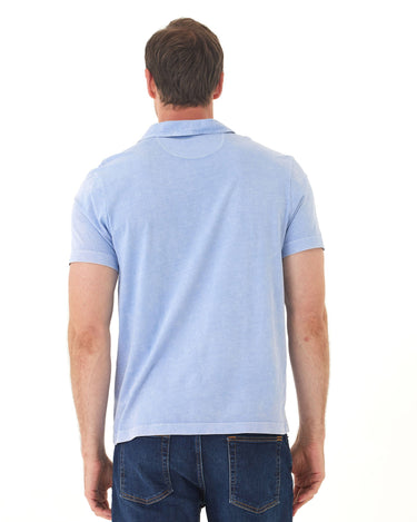 Jared Mineral Wash Eco Cotton Jersey Short Sleeve Polo Mens Tops Tshirt Short Polo Threads 4 Thought 