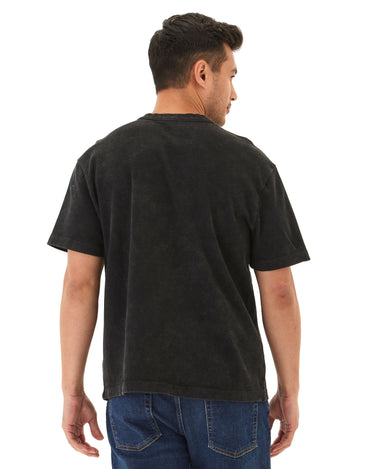 Johnny Relaxed Fit Mineral Wash Heavyweight Jersey Tee Mens Tops Tshirt Short Threads 4 Thought 