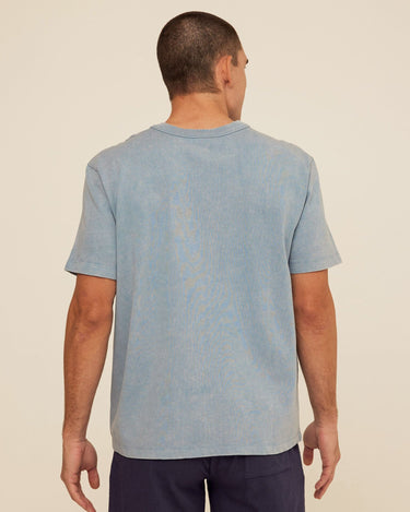 Johnny Relaxed Fit Mineral Wash Jersey Tee Mens Tops Tshirt Short Threads 4 Thought 