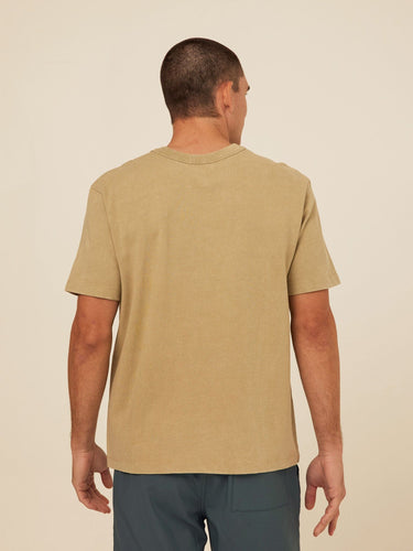 Johnny Relaxed Fit Mineral Wash Jersey Tee Mens Tops Tshirt Short Threads 4 Thought 