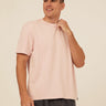 Johnny Relaxed Fit Mineral Wash Jersey Tee Mens Tops Tshirt Short Threads 4 Thought 