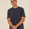 Johnny Relaxed Fit Mineral Wash Jersey Tee Mens Tops Tshirt Short Threads 4 Thought 