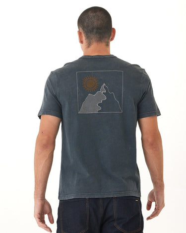 Mineral Wash Sunny Mountain Top Graphic Tee Threads 4 Thought 