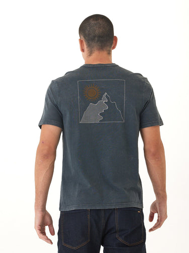 Mineral Wash Sunny Mountain Top Graphic Tee Threads 4 Thought 