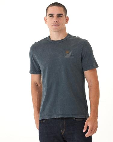 Mineral Wash Sunny Mountain Top Graphic Tee Threads 4 Thought 