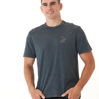 Mineral Wash Sunny Mountain Top Graphic Tee Threads 4 Thought 