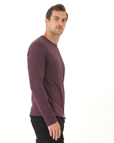 Soft Wash Round Horizon Graphic Long Sleeve Tee Mens Tops Tshirt Long Threads 4 Thought 