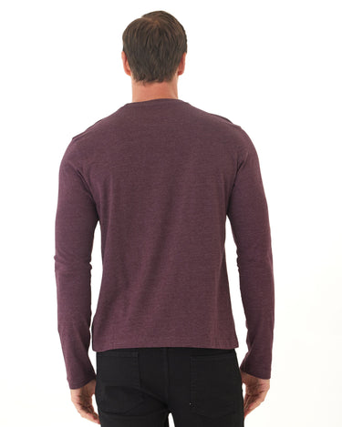 Soft Wash Round Horizon Graphic Long Sleeve Tee Mens Tops Tshirt Long Threads 4 Thought 