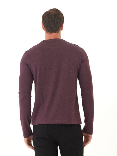 Soft Wash Round Horizon Graphic Long Sleeve Tee Mens Tops Tshirt Long Threads 4 Thought 