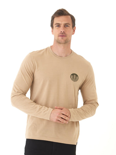 Soft Wash Triple Tree Graphic Long Sleeve Tee Mens Tops Tshirt Long Threads 4 Thought