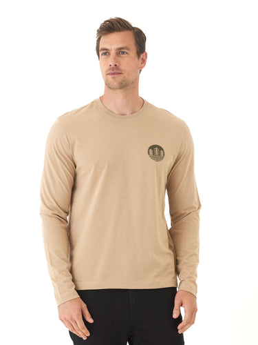 Soft Wash Triple Tree Graphic Long Sleeve Tee Mens Tops Tshirt Long Threads 4 Thought