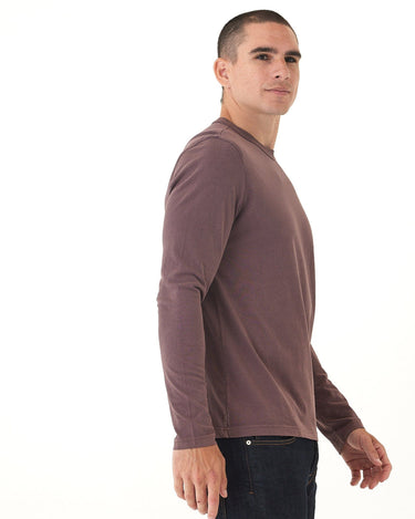 Mineral Wash Tiny Forest Graphic Long Sleeve Tee Threads 4 Thought 