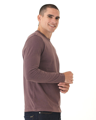 Mineral Wash Tiny Forest Graphic Long Sleeve Tee Threads 4 Thought 