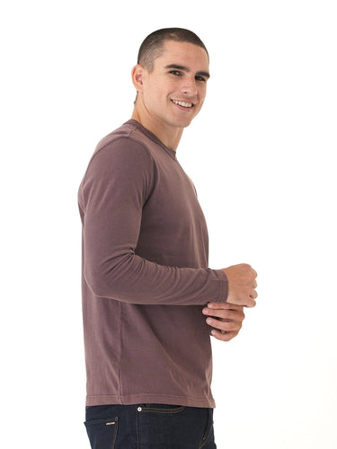 Mineral Wash Tiny Forest Graphic Long Sleeve Tee Threads 4 Thought