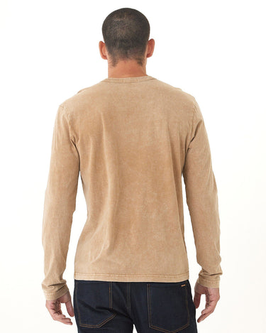 Mineral Wash Happy Waves Graphic Long Sleeve Tee Threads 4 Thought 