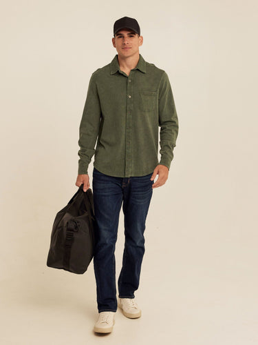 Dorian Mineral Wash Mediumweight Jersey Button-Down Threads 4 Thought 