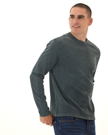 Johnny Relaxed Fit Mineral Wash Mediumweight Jersey Long Sleeve Tee Threads 4 Thought 