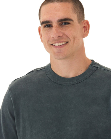 Johnny Relaxed Fit Mineral Wash Mediumweight Jersey Long Sleeve Tee Threads 4 Thought 